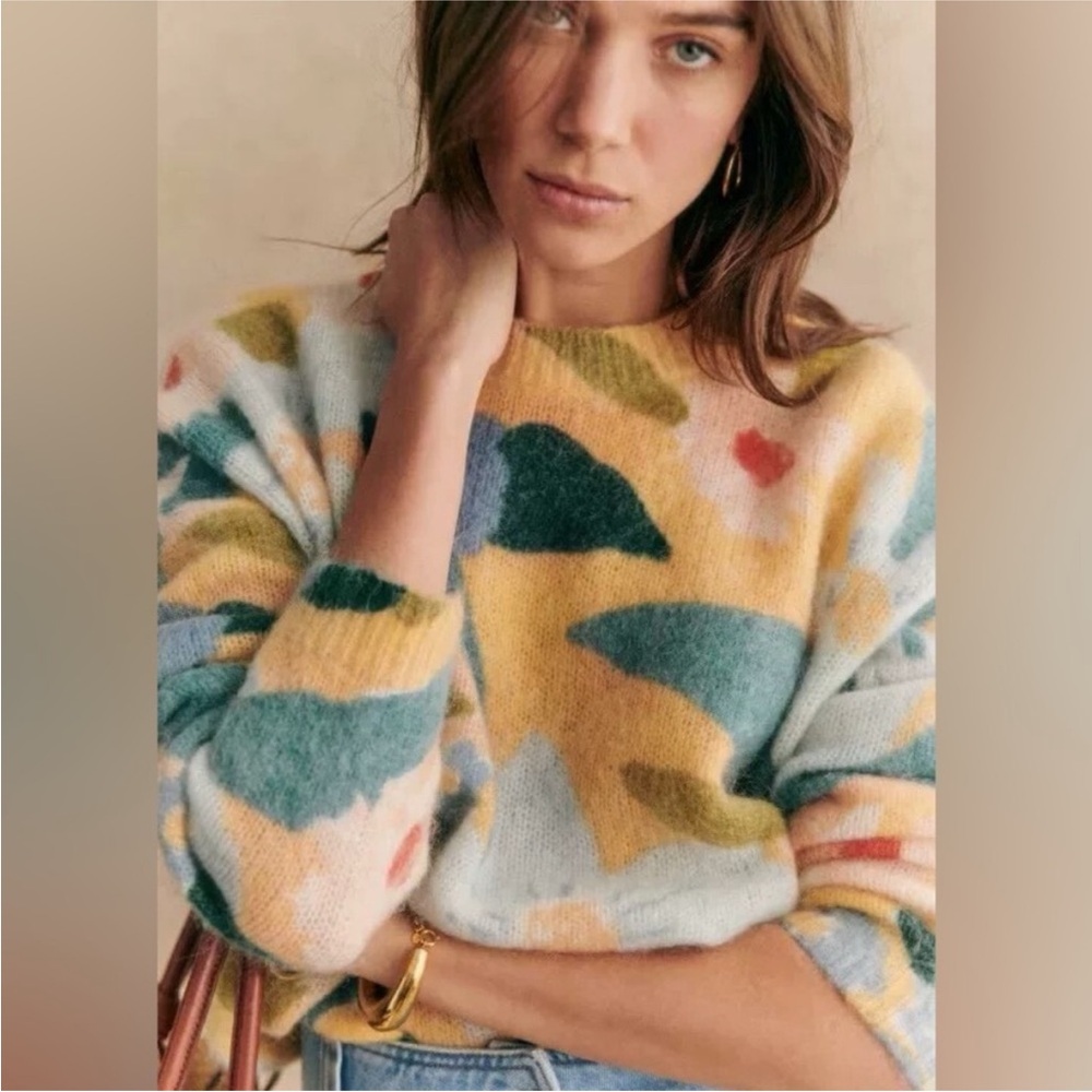 NWOT Sezane Isadora Jumper in Flowers